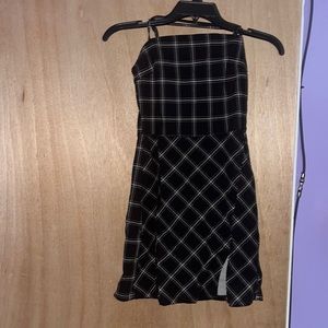 Mini plaid dress from Garage